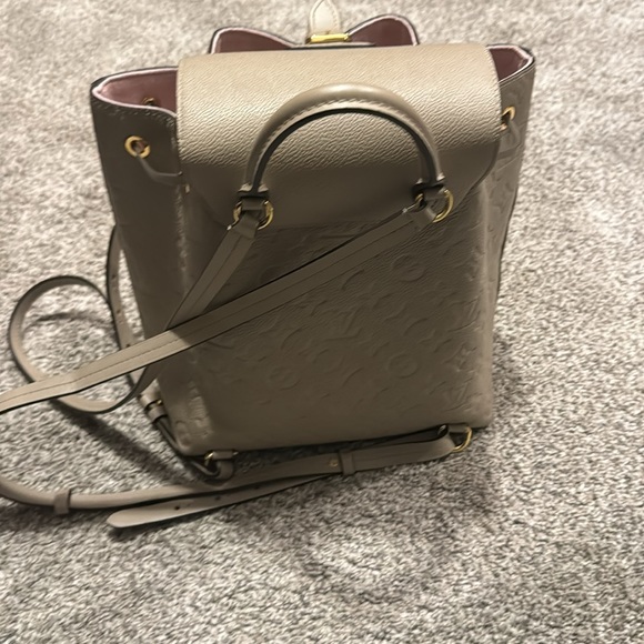 Louis Vuitton Turtledove Monogram Empreinte Montsouris Backpack - Picture 5 of 5